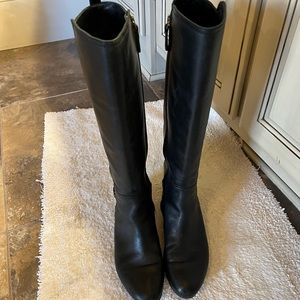 Tory Burch black riding boots size 9